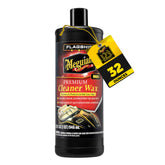 Meguiar's front label showing product name and benefits for quick ID