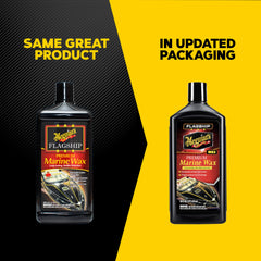 Meguiar's open jar revealing creamy wax texture for easy application