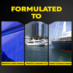Meguiar's used with a dual-action polisher for faster, even coverage