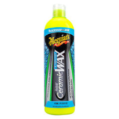 Meguiar's bottle front label showing product and benefits