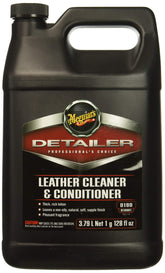 Meguiar's gallon bottle front view showing professional labeling and easy-pour neck for efficient refills