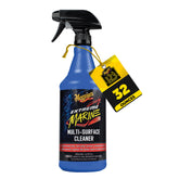 Meguiar's front label showing product branding and size for clear identification and trust
