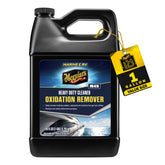 Meguiar's M49 gallon front label showing product and quick identification benefit
