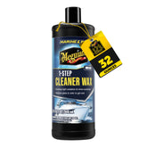 Meguiar's front label of 32oz M50 showing product identity and benefits