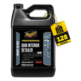 Meguiar's bottle front view showing size and refill benefit