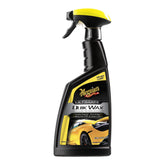 Meguiar's bottle front label showing product and size for quick identification and benefits