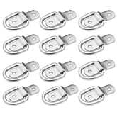 Mejiao front view pack of 12 D-ring anchors showing stacked brackets for easy installation