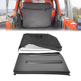 Mekar front view of storage bag showing secure zipper and protection benefit