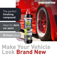 menzerna soft cut foam pad in use producing refined gloss and even finish
