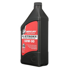 MERCURY pouring oil into engine demonstrating easy application and protection