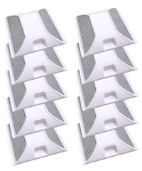 Merhoff & Larkin front packaging showing 10 white road reflectors and clarity