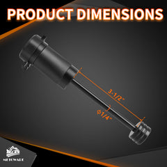 METOWARE tubular key and reinforced core closeup demonstrating pick resistance