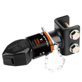 METOWARE front view of coupler showing secure ball opening and robust build
