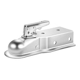 METOWARE front view of coupler showing secure ball seat and easy hookup