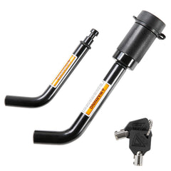 METOWARE front view of dual-pin hitch lock set showing secure design and fit