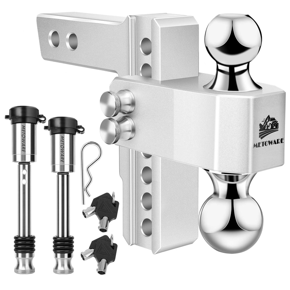 METOWARE front view of hitch showing complete assembly and capacity benefits