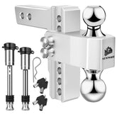 METOWARE front view of hitch showing complete assembly and capacity benefits