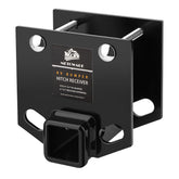 METOWARE front view receiver showing 2" opening and robust construction for towing