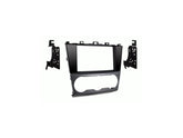 Metra 95-8907HG front panel installed showing gloss black finish and clean radio fit