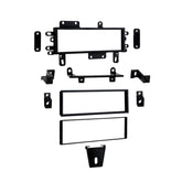 Metra 99-5510 front bezel installed showing factory-fit appearance and clean finish