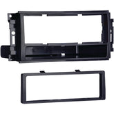 Metra 99-6511 front dash kit showing clean single-DIN opening and fit benefit