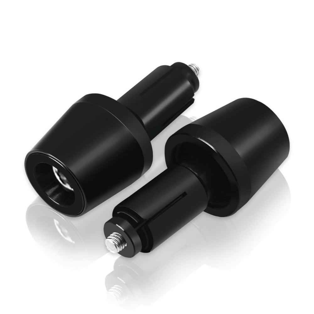 MFGZD front view of bar ends showing design and fit benefit