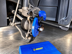 Mhot remover plate close-up highlighting fit and hub protection benefit
