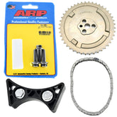 Michigan Motorsports front kit overview showing 3-bolt gear and chain for easy upgrades