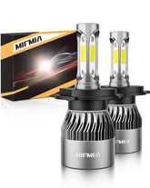 MIFMIA front view of bulb pair showing bright cool-white output benefit