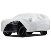 Migaven front view cover on Suburban showing full protection and curb appeal