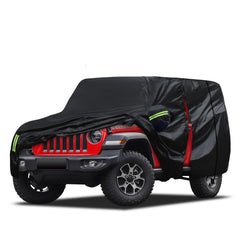 Migaven front view on Jeep Wrangler showing full coverage and fit benefit