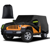 Migaven front view on Jeep Wrangler showing full coverage and protection