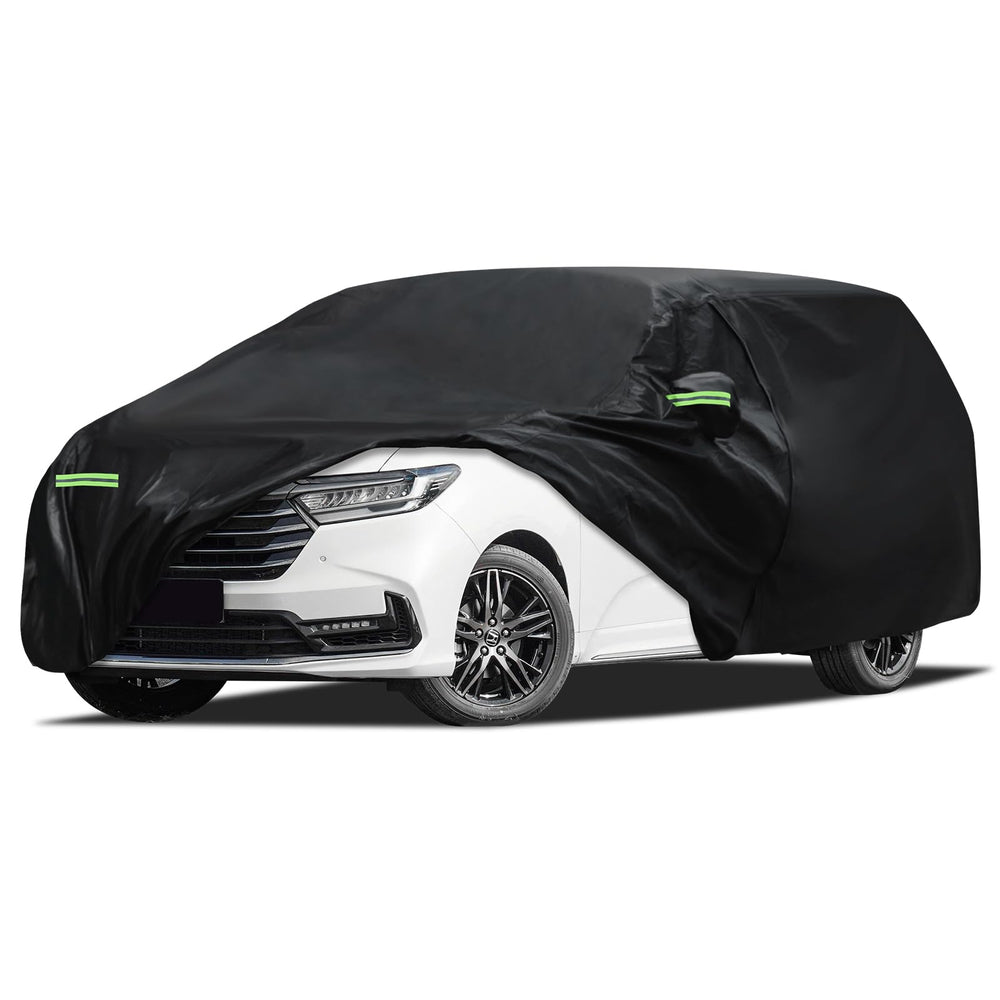 Migaven front view on Odyssey showing full black cover protection and neat fit