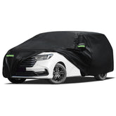 Migaven front view on Odyssey showing full black cover protection and neat fit