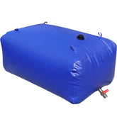 MiKaFex front view of 1000L bladder showing shape and valve, easy transport benefit