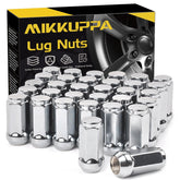 MIKKUPPA lug nuts front packaging showing set and benefit corrosion resistance