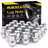MIKKUPPA front view of 24-piece lug nut set showing complete kit and fit