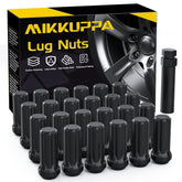 MIKKUPPA front view of lug nut set showing packaging and included socket key benefit