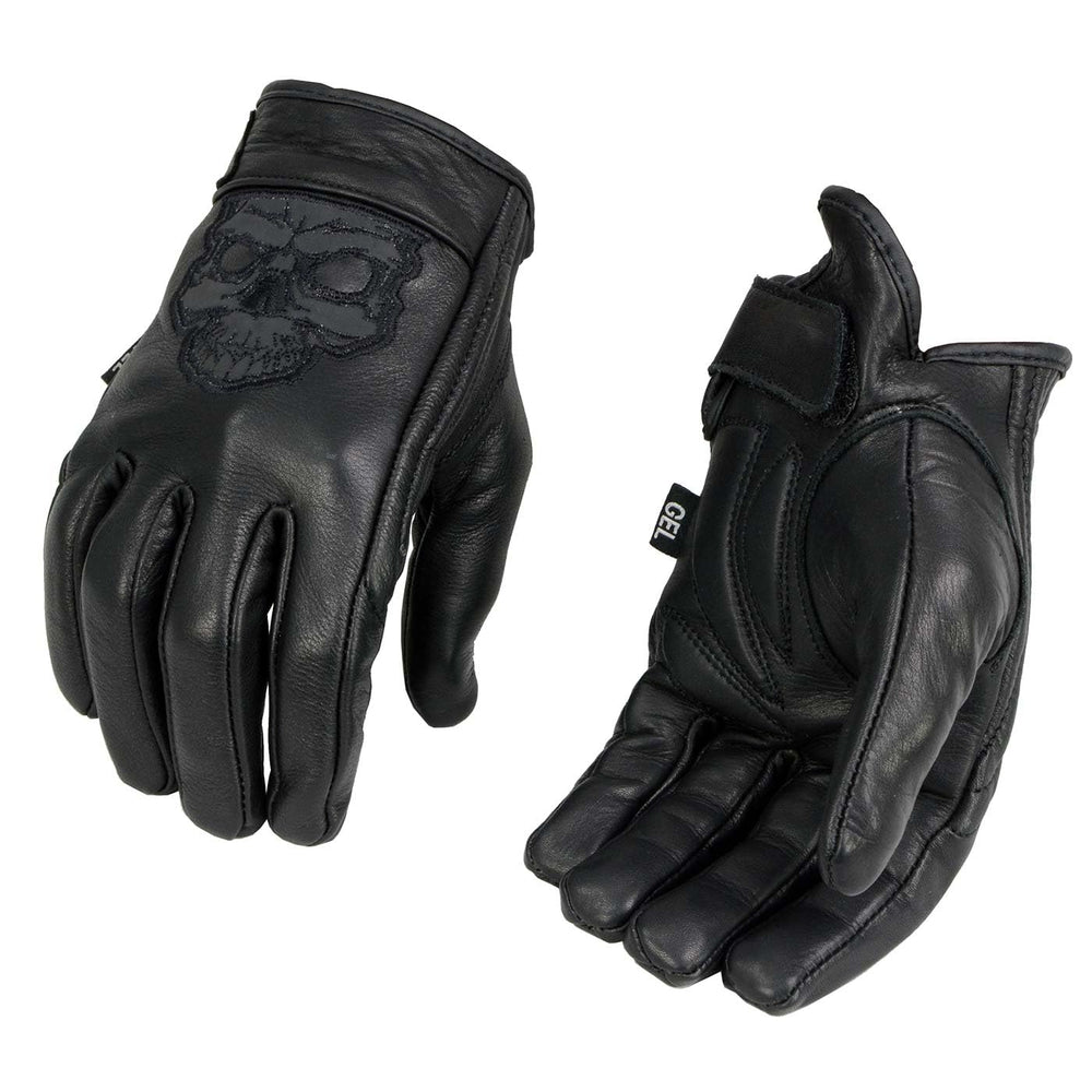 Milwaukee Leather front view showing glove fit and protective profile