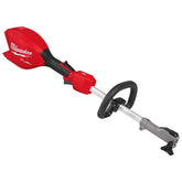 Milwaukee M18 FUEL power head front view showing controls and portability benefit