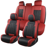 MINGBRON front seat view in wine red showing luxurious upgrade