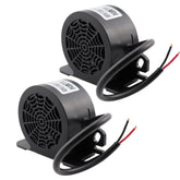 MIRKOO front view of backup alarm shows compact durable housing and clear warning benefit