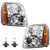 Misakomo front headlights pair front view showing factory-style fit and improved visibility