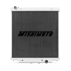 Mishimoto close-up of aluminum core highlighting heat dissipation