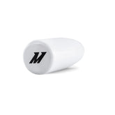 Mishimoto front view of weighted shift knob showing ergonomic benefit