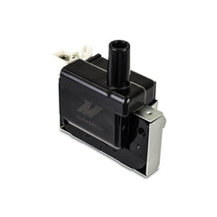 Mishimoto ignition coil installed in engine bay improving startup reliability