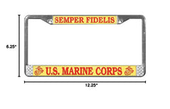 Mitchell Proffitt close-up of raised 3D graphics highlighting clear Marine Corps details