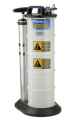 Mityvac 7201 front view showing compact tank and handle for easy transport