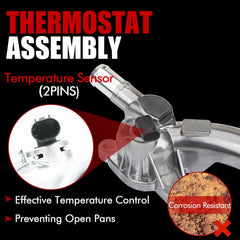 MITZONE aluminum body finish detail demonstrates durability and heat resistance