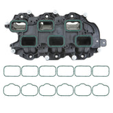 MITZONE front view of intake manifold showing ports and mounting points for accurate fit